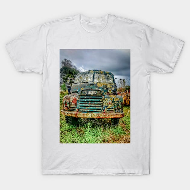 Moldy Old Truck. T-Shirt by Stus Road Trips